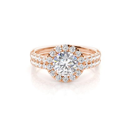 Rose Gold Diamond Engagement Rings