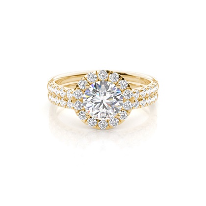 Yellow Gold Diamond Engagement Rings