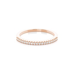 Shared Prong Setting Round Diamond Wedding Band