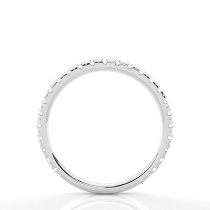 Splite Krappenfassung Diamond Half Eternity Ring
