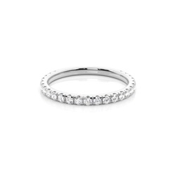 Splite Krappenfassung Diamond Half Eternity Ring