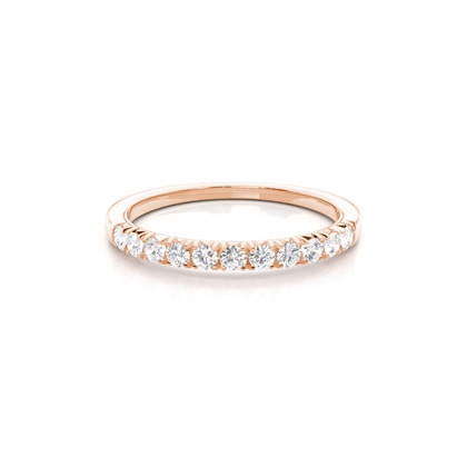 Rose Gold Eternity Diamond Rings