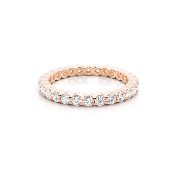 Prong Setting Round Diamond Full Eternity Ring