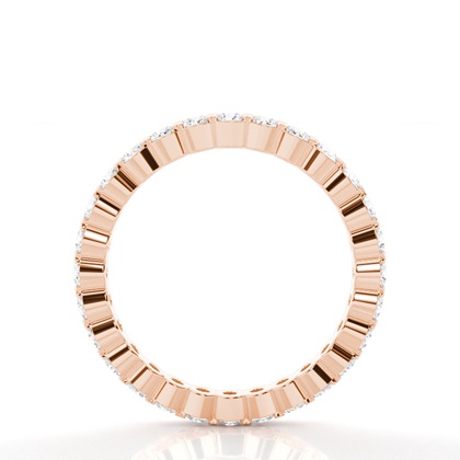 Rose Gold Eternity Diamond Rings