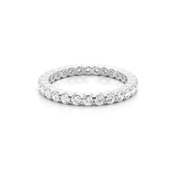 Prong Setting Round Diamond Full Eternity Ring