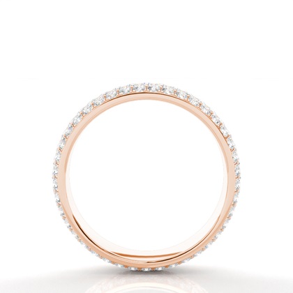 Rose Gold Eternity Diamond Rings