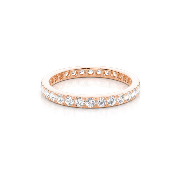Prong Setting Round Diamond Full Eternity Ring