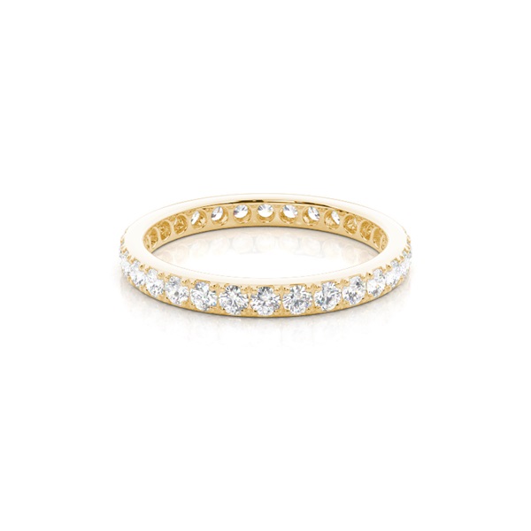 Prong Setting Round Diamond Full Eternity Ring
