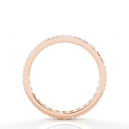 Rose Gold Full Eternity Diamond Rings