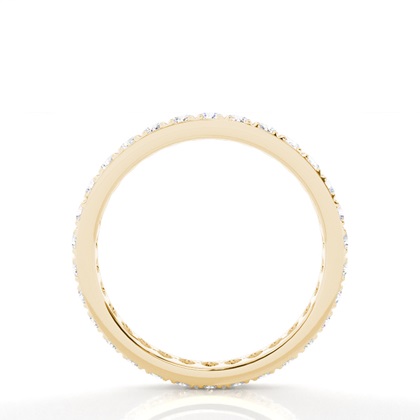 Full Eternity Yellow Gold Diamond Rings