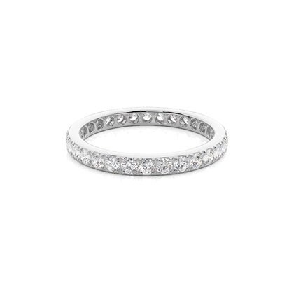 Prong Setting Round Diamond Full Eternity Ring