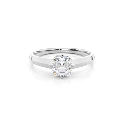 Asscher Diamond Rings