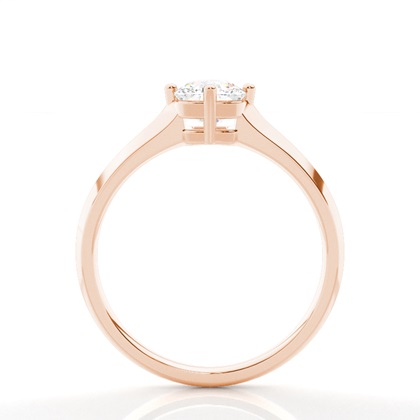 Cushion Rose Gold Diamond Rings