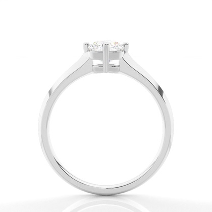 Cushion Solitaire Diamond Rings