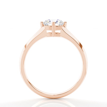 Anello di fidanzamento solitario con montatura a griffe