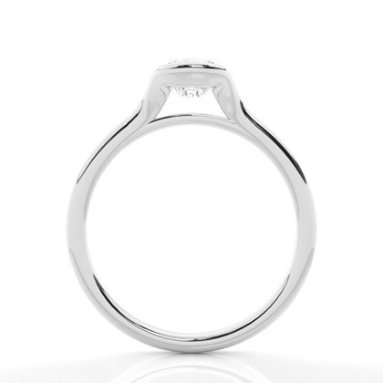 Cushion Solitaire Diamond Rings