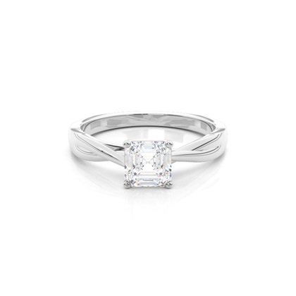 Asscher Diamond Rings