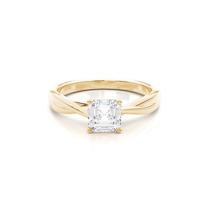 Asscher Diamond Rings