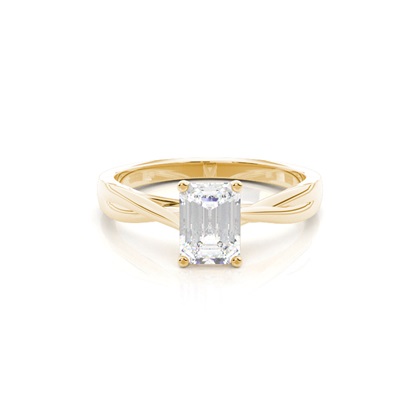 Yellow Gold Solitaire Engagement Rings