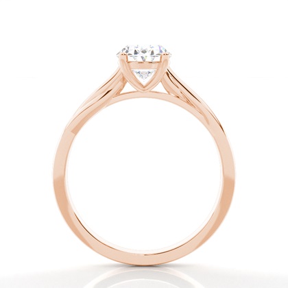 Solitär Verlobungsring mit Krappenfassung