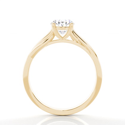 Solitär Verlobungsring mit Krappenfassung