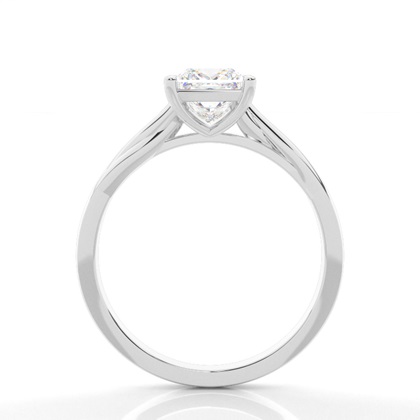 Solitär Verlobungsring mit Krappenfassung