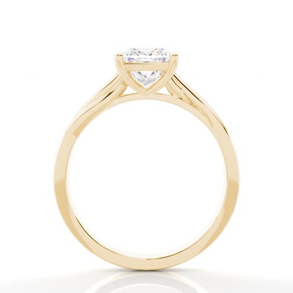 Solitär Verlobungsring mit Krappenfassung