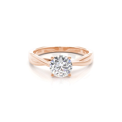 Rose Gold Diamond Engagement Rings