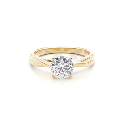 Yellow Gold Diamond Engagement Rings