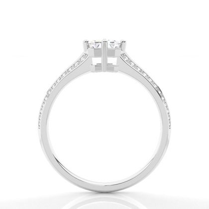 Smaragd Diamantverlobungsringe Verlobungsringe