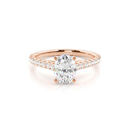 Oval Cut Diamond Rings