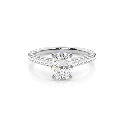Oval Diamond Engagement Rings