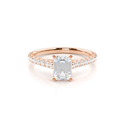 Emerald-Cut Diamond Rings