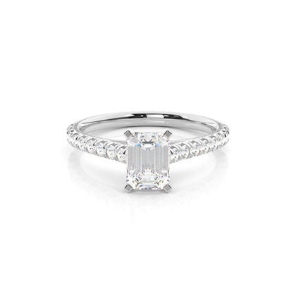Emerald-Cut Diamond Rings