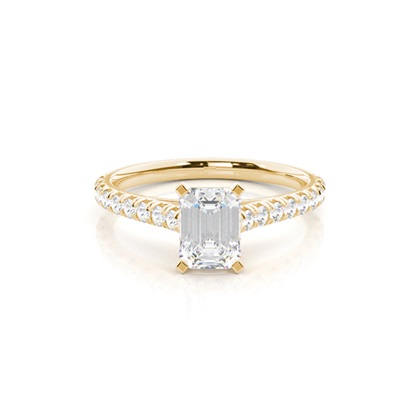 Emerald-Cut Diamond Rings