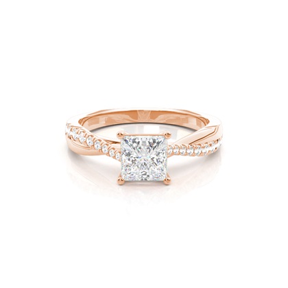 Princess Cut Diamond Engagement Rings