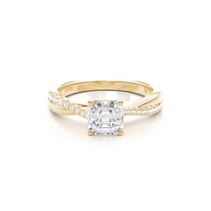 Asscher Diamond Rings