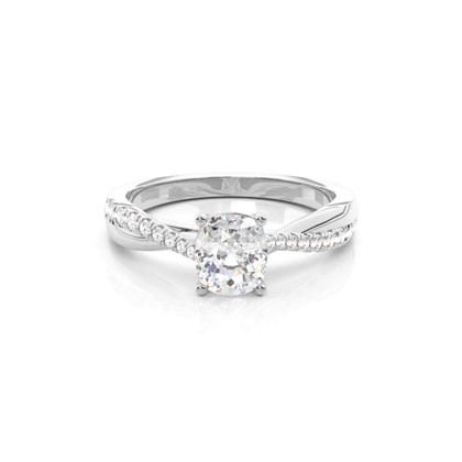 Cushion Cut Diamond Engagement Rings