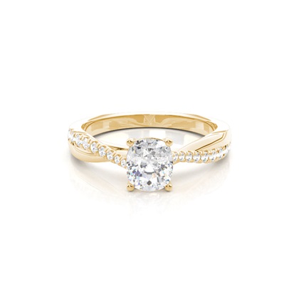 Cushion Cut Diamond Engagement Rings