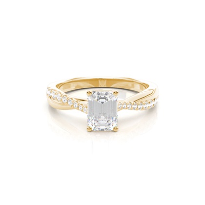 Yellow Gold Diamond Engagement Rings