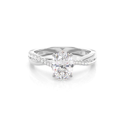 Oval Diamond Engagement Rings