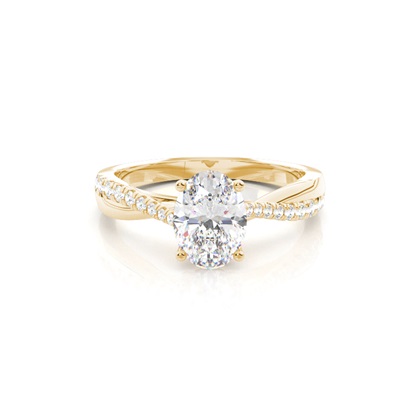 Yellow Gold Diamond Engagement Rings