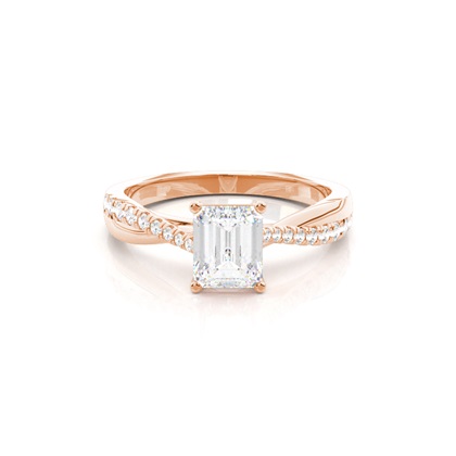 Rose Gold Diamond Engagement Rings
