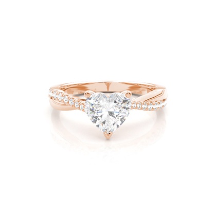 Rose Gold Diamond Engagement Rings
