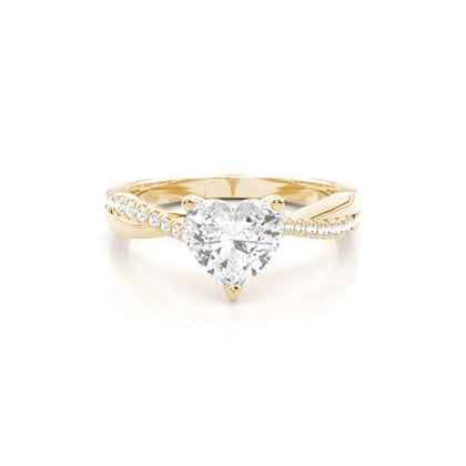 Yellow Gold Diamond Engagement Rings