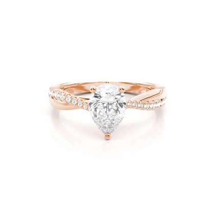 Pear Shaped Diamond Engagement Rings