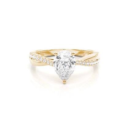 Yellow Gold Diamond Engagement Rings