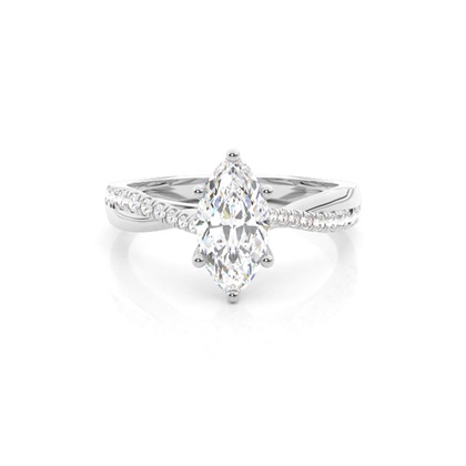 Silver Diamond Rings