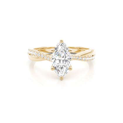 Yellow Gold Diamond Engagement Rings
