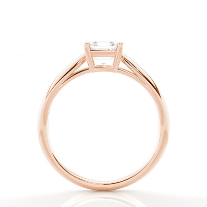 4.00 Carat Rose Gold Solitaire Engagement Rings